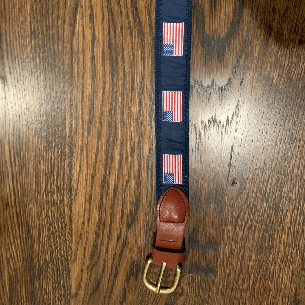 Men’s US flag belt